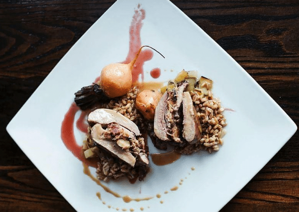 Historic fine dining restaurants in Savannah, Georgia featuring elegant interiors, candlelit tables, and preserved architecture