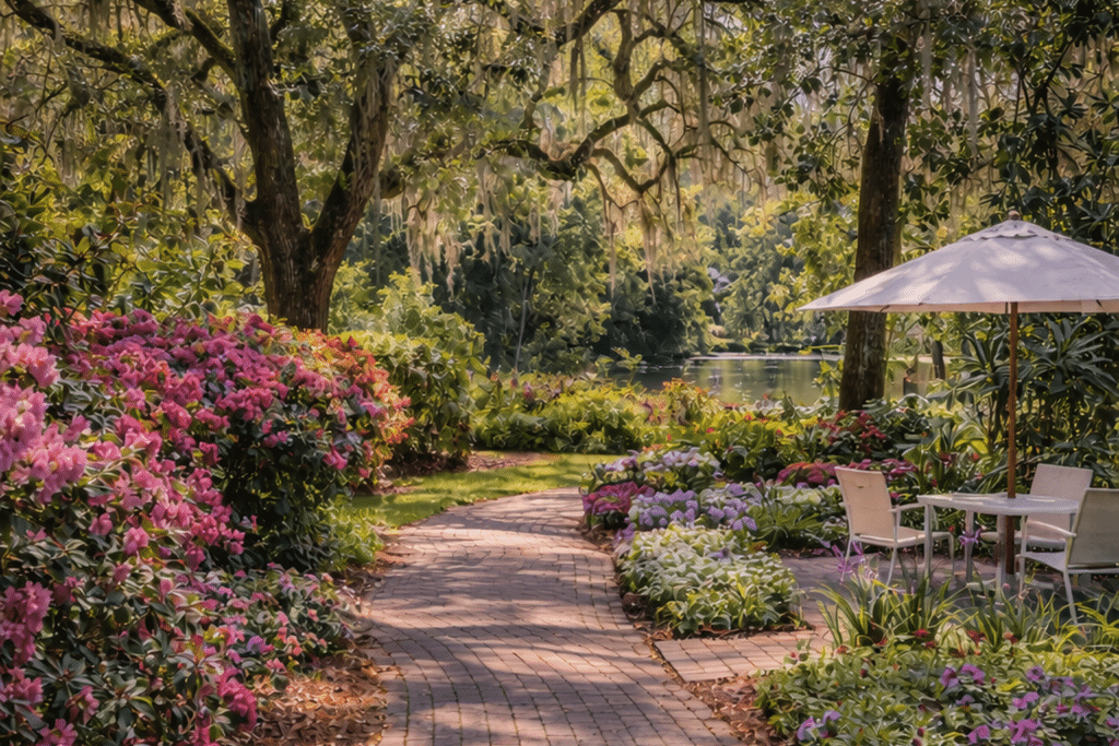 Harry P. Leu Gardens showcasing landscaped gardens in Orlando