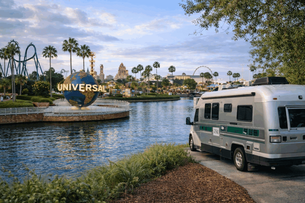 Universal Orlando Resort located near RV-friendly campgrounds in Orlando