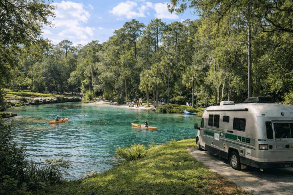 Wekiwa Springs State Park with natural scenery near Orlando