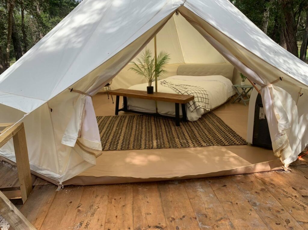 glamping tent