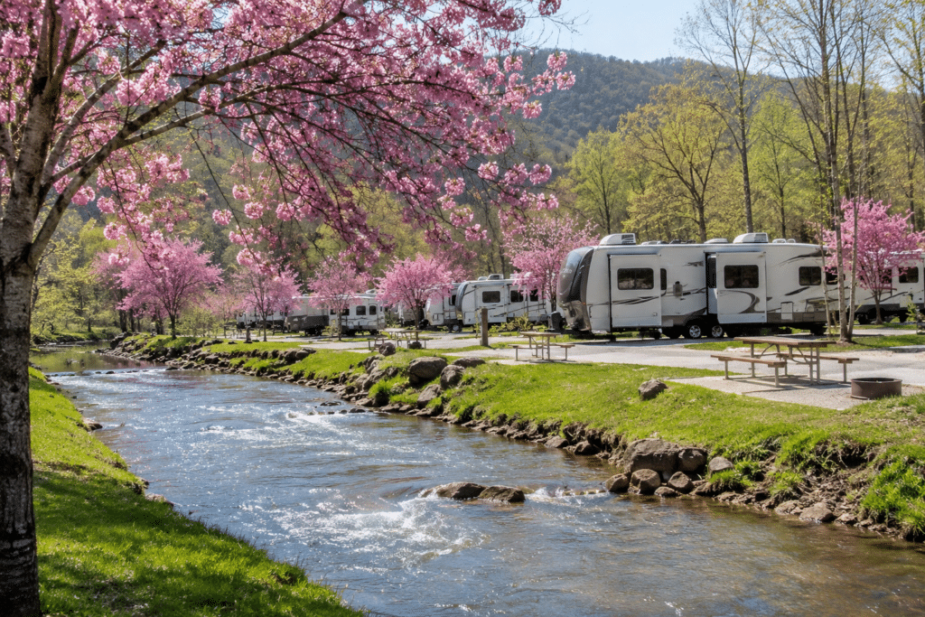 Spring RV Camping in Georgia